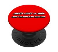 Lei è solo una ragazza che afferma che io sono quella | Testi PopSockets PopGrip Adesivo