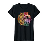 Lei ha l'anima di Uno Zingaro Il Cuore di Un Segno di Pace Hippie Maglietta
