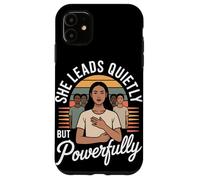 Lei non aspetta il suo turno, fa l'uguaglianza di una donna Custodia per iPhone 11