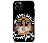 Lei non aspetta il suo turno, fa l'uguaglianza di una donna Custodia per iPhone 11 Pro Max