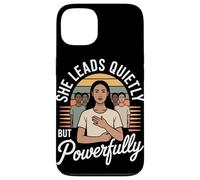 Lei non aspetta il suo turno, fa l'uguaglianza di una donna Custodia per iPhone 13