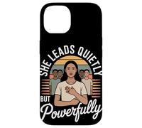 Lei non aspetta il suo turno, fa l'uguaglianza di una donna Custodia per iPhone 14