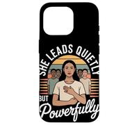 Lei non aspetta il suo turno, fa l'uguaglianza di una donna Custodia per iPhone 16 Pro