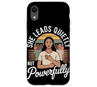 Lei non aspetta il suo turno, fa l'uguaglianza di una donna Custodia per iPhone XR