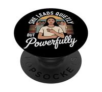 Lei non aspetta il suo turno, fa l'uguaglianza di una donna PopSockets PopGrip Adesivo