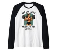 Lei sollevò pesantemente per Sempre Dopo la Donna con bilanciere Maglia con Maniche Raglan