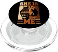 Lei sono io, bella beata afro melanina, storia delle donne nere PopSockets PopGrip per MagSafe