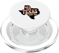 Lei viene dal Texas, posso dire l"orgoglio del Texas per le donne Cowgirl PopSockets PopGrip per MagSafe
