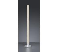 LEIA PIANTANA LED TUBO METACRILATO EFFETTO CRISTALLO E METALLO CROMATO CON TELECOMANDO FUNZIONE RGB H.105CM