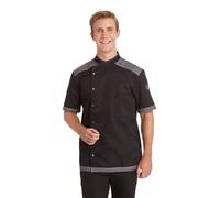 Leiber Giacca da cuoco wit 1/2 manica 12/2561/1030 Nero/jeans/grigio 64