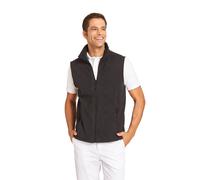 Leiber Gilet in pile da uomo 10/2474/10 Nero L