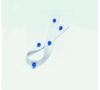 Leiber Strisce di bottoni a 6 fori, 10 pezzi 02/4166/01 Bianco