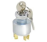 LEIBOCHAO Interruttore di Accensione, Interruttori di Avviamento del Motore, Blocchetto Accensione a Chiave Universale da 12V, con Chiave Adatto per Motocicli, Trattori, Automobili e Barche