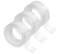 LEIBOCHAO Nastro Biadesivo Extra Forte Trasparente - Rotolo Grande da 3 m x 20 mm Nano Tape Rimovibile e Lavabile, Nastro Adesivo Trasparente Multifunzione, Rimovibile, Non Lascia Tracce