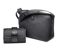 Leica Crossbody bag SOFORT / medium, recycled fabrick black