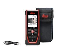 Leica Disto D5, Metro Laser Professionale con Bluetooth, Uso con App, Mirino, Uso Esterno e Interno, e Sensore d'Inclinazione per Tracciamento dell'Altezza, Profilo e Misurazione dell'Angolo