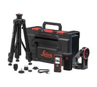 Leica DISTO D5 Pachetto - set di metro laser con adattatore Leica FTA 360 e treppiede TRI 75 in una valigetta, per puntare e misurare in modo preciso (uso esterno e interno)