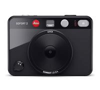 Leica Sofort 2 - Fotocamera digitale istantanea con display LCD, 2 trigger, 10 effetti obiettivo e supporto per l'app Leica FOTOS (nero)