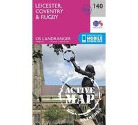 Leicester, Coventry & Rugby (Map) OS Landranger Active Map