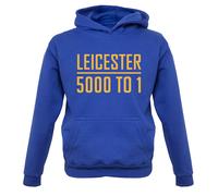 Leicester Odds 5000-1 - Bambini Felpa FC Volpi Calcio Premiership Lcfc Vardy
