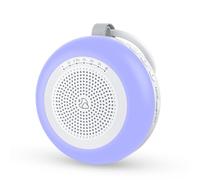 LEICEX - Macchina sonora portatile per bambini, con 33 suoni rilassanti, 10 colori, luce notturna per bambini, timer e memoria, per dormire, ufficio, privacy e viaggi