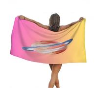 Leichong Telo Mare Grande Microfibra 100x200 cm Pianeti, Telo da Bagno in 3D Il Pianeta Asciugamano da Spiaggia da Asciugatura Rapida Assorbente per Palestra, Yoga
