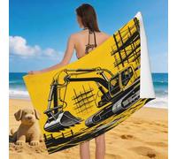 Leichong Telo Mare Grande Microfibra 180x90 cm Stampato Torre Eiffel, Telo da Bagno in 3D Tema Romantico Asciugamano da Spiaggia da Asciugatura Rapida Assorbente per Palestra, Yoga