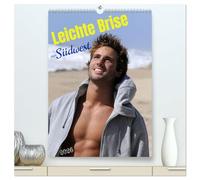 Leichte Brise aus Südwest (hochwertiger Premium Wandkalender 2026 DIN A2 hoch), Kunstdruck in Hochglanz: 12 trainierte internationale Männermodels fotografiert an tollen Locations