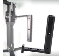 Leichte VerlÃ¤ngerungsstange fÃ¼r den oberen Griff des DJI Ronin S Gimbals, Aluminiumlegierung, Schwarz,