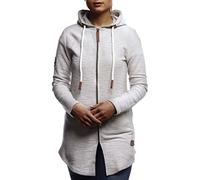 Leif Nelson Donna Giacca con cappuccio Felpa con cappuccio Full-Zip Felpa Pullover Manica Lunga Casual LN1901, N-5923 C, Medium