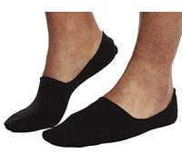 Leif Nelson Donna & Uomo Sneaker Calzini Nero 10 x Coppia Piedi Calze Corte per Sport Tempo Libero Lunga Durabilità Cotone Alta Qualità, Nero , 47-50