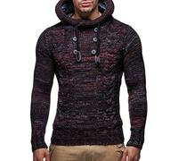Leif Nelson, maglione da uomo, Rosso , Small