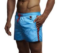 Leif Nelson Pantaloncini da Bagno Uomo LN-9230 Turchese X-Large