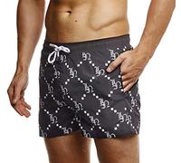 Leif Nelson Pantaloncini da Bagno Uomo LN-92535 Nero Large