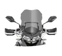 LEIFEIS Cupolino per Benelli per TRK502 per TRK502X per TRK 502 502X 552 552X per TRK552X Parabrezza per Moto Parabrezza Deflettori Antivento Parabrezza Moto(Soot 47CM)