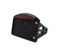 LEIFEIS Luce Posteriore Per Moto Per Bobber Per Chopper Per Custom Per Touring Supporto Universale Per Fanale Posteriore A LED Per Targa Con Montaggio Laterale Fanale posteriore per moto(Nero)