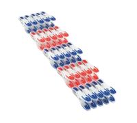 Leifheit 25er Set Mollette da Bucato Grafette Plastica con Impugnatura Morbida