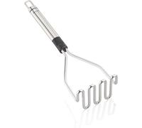 Leifheit Kartoffelstampfer Schiacciapatate ProLine, Acciaio Inossidabile, Argento/Nero, 33 x 9 x 9 cm
