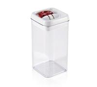 Leifheit 31204 Barattolo, Multicolore (Red/Transparent/White), 1200ml