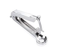 Leifheit 37204 Proline Snocciolatore per Ciliegie, Veloce, Professionale e Precisa, Denocciolatore con Raccoglitore, Pietra, Grigio, 8.5 x 3.5 x 20 cm