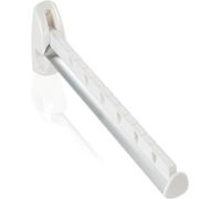 Leifheit 45110 Airette Appendiabiti A Parete, Ripiegabile, Argento/Bianco, White