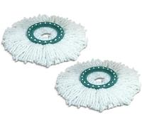 Leifheit 52095 Set da 2 ricambi lavapavimenti per Clean Twist Disc Mop Active