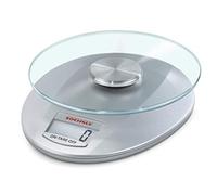 Leifheit 65856 Soehnle Pesa Alimenti Elettronica Roma Silver 5 kg, Cristallo, Bi