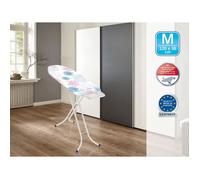 LEIFHEIT 72577 Classic M Asse da stiro Basic, asse da stiro 120x38 cm, regolabile in altezza con poggiaferro fisso