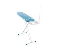Leifheit tavolo da stiro Air Board Express L Solid 130x38 cm, asse da stiro altezza regolabile 76-100 cm, per stazioni a vapore, cotone perforato, asse da stiro salvapsazio in plastica speciale