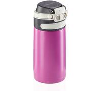 Leifheit Borraccia Termica Flip 350 ml, Apertura 1 Mano, Viola