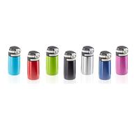 Leifheit Flip Borraccia termica 350 ml, Borraccia acciaio con chiusura ermetica e resistente al calore, Pratico thermos caffè portatile, rosso