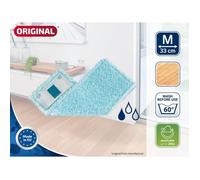 LEIFHEIT Clean Twist M Ergo super soft 52122 Coprispazzola di ricambio per mocio piatto, rivestimento speciale per pavimenti fragili
