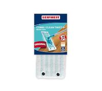 Leifheit Clean Twist XL micro duo Panno mop in microfibra, Ricambio panno lavapavimenti con setole speciali, Mop ricambio ideale per pavimenti lisci