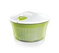Leifheit ComfortLine Centrifuga insalata, capacità 5,5 litri,Insalatiera centrifuga con meccanismo a trazione destra/sinistra nel coperchio, Scolapasta e setaccio